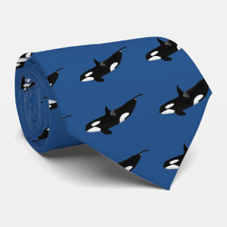 Killerwhale , Orcinus orca Tie