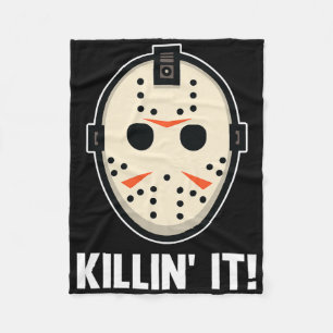 Killin It Lazy Diy Halloween Costume Fun Horror Mo Fleece Blanket