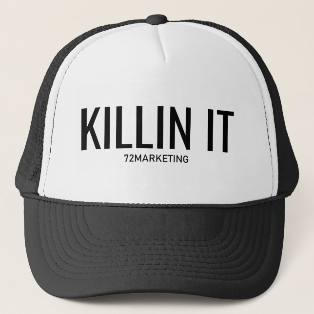 KILLIN IT TRUCKER HAT 72MARKETING (Front)