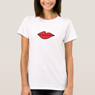 Killing Eve As Seen On Villanelle Red Lips Print T-Shirt