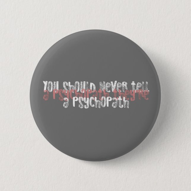 Killing Eve Quote 6 Cm Round Badge (Front)