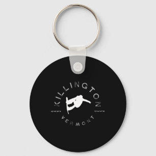 Killington Retro Vintage Graphic Snowboard Key Ring