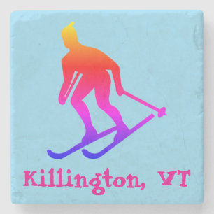 Killington - Rutland County, Vermont (Ski Town VT) Stone Coaster