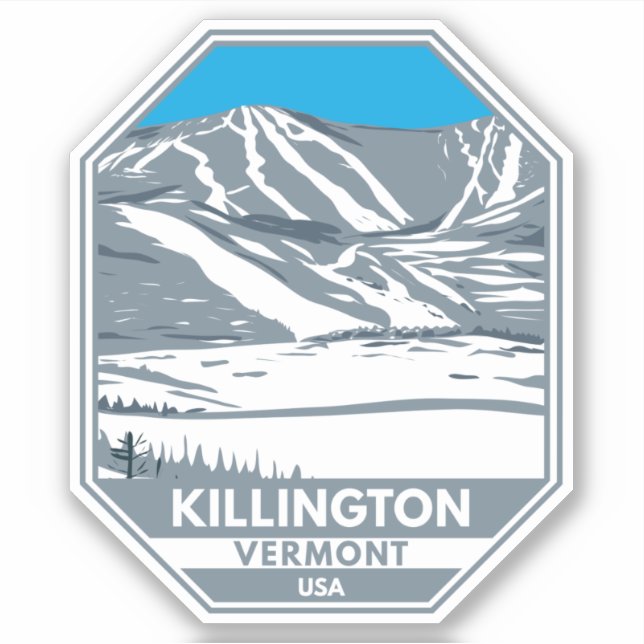 Killington Ski Area Winter Vermont (Front)