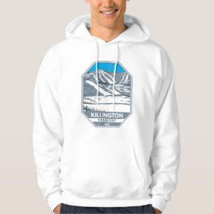 Killington Ski Area Winter Vermont Hoodie