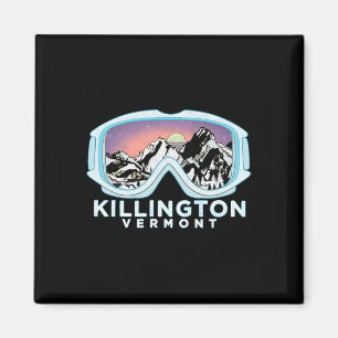 Killington Ski Design Killington, Vt Skiing Snow G Magnet