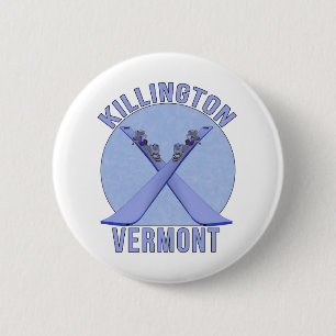 Killington, Vermont 6 Cm Round Badge