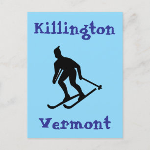 Killington, Vermont (East Coast VT Ski Village) Postcard