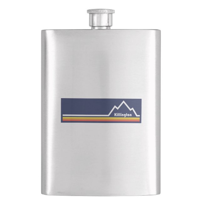 Killington, Vermont Hip Flask (Front)