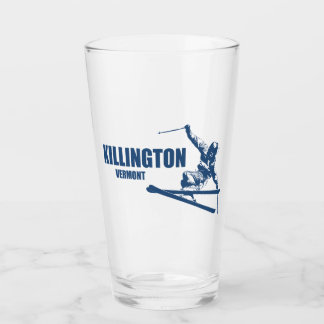 Killington Vermont Skier Glass