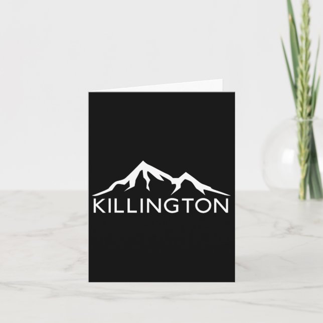 Killington Vermont Skiing Snowboard  Card (Front)