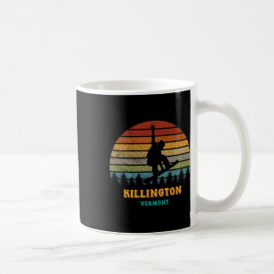 Killington Vermont Vintage Sun Snowboarding Snowbo Coffee Mug