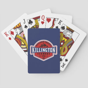 Killington VT Skiing  Playing Cards