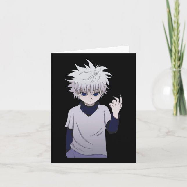Killua Zoldyck Sticker  Card (Front)