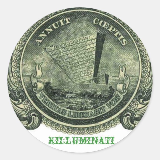 Killuminati Upside down Pyramid Sticker (Front)