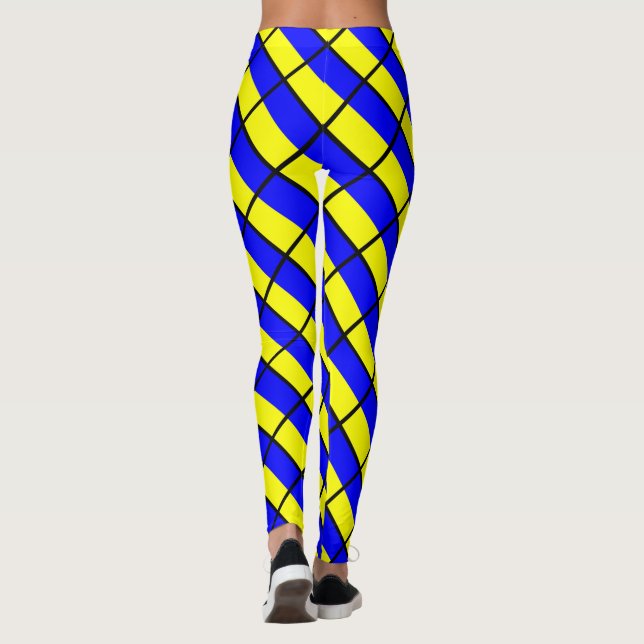 Kilo blue and yellow leggings (Back)