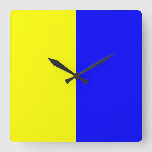 Kilo Square Wall Clock (Front)