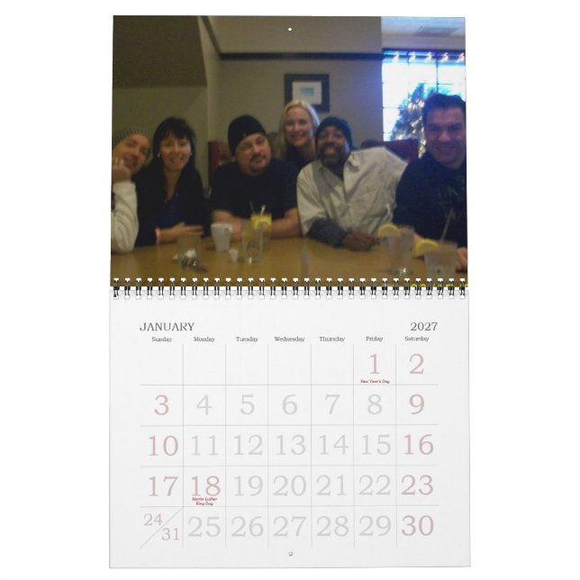 KILOWATT 2012 Calendar (Jan 2027)