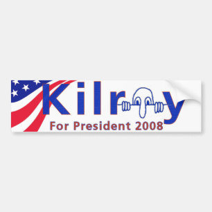 Kilroy 08 bumper sticker