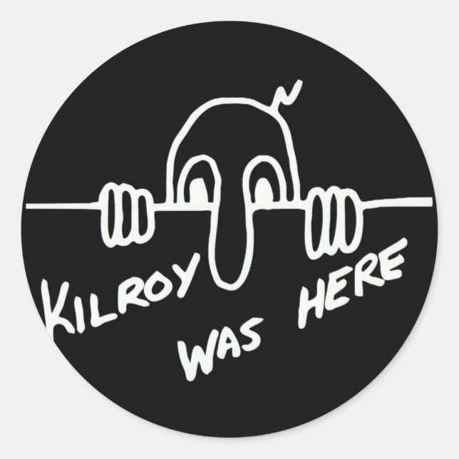 Kilroy black sticker (Front)