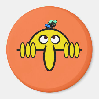 Kilroy Fly on Head Magnet