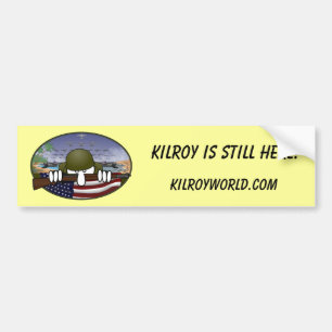 Kilroy Still Here Bumper Sticker