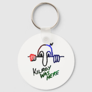 Kilroy was here! key ring