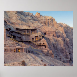 Kilzil Thousand Buddha Caves, Kuche, near Poster