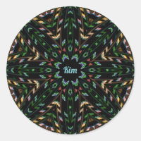 KIM ~ INTERGALACTIC Multicoloured Sticker ~