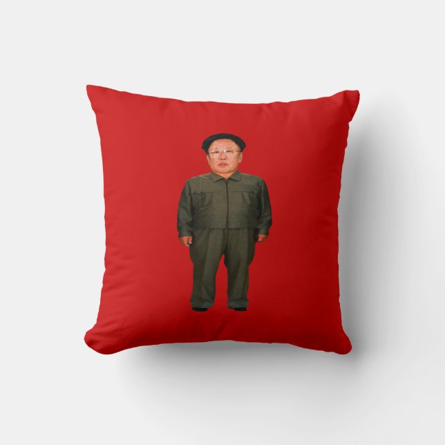 Kim Jong Il Cushion (Front)