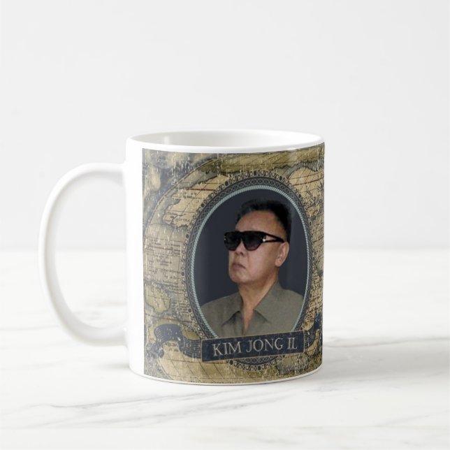 Kim Jong Il Historical Mug (Left)