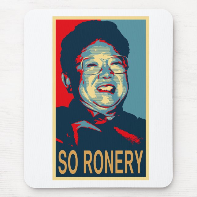 Kim Jong-Il So Ronery Mousepad (Front)