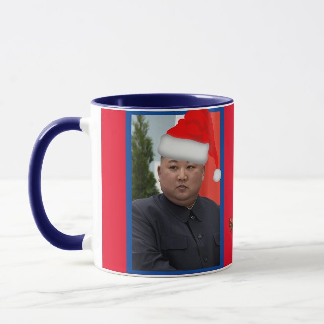 Kim Jong Un Christmas Mug (Left)