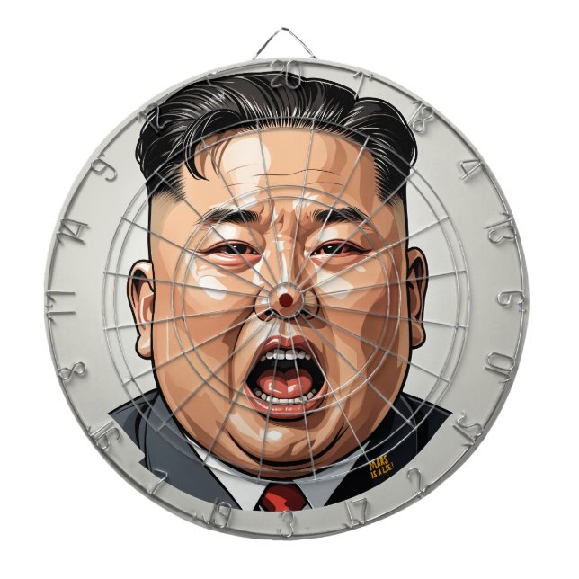 Kim Jong-Un Dartboard – Redart-ed (Front)
