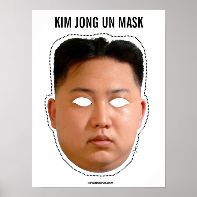 Kim Jong Un Mask Poster (Front)
