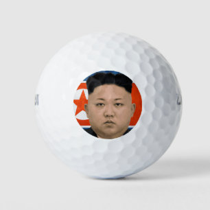 Kim Jong Un North Korean leader Golf Balls
