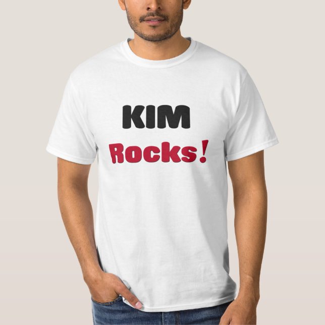 Kim Rocks T-Shirt (Front)