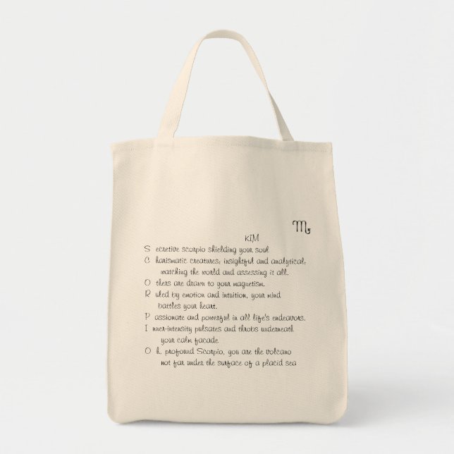 KIM Scorpio tote bag (Front)