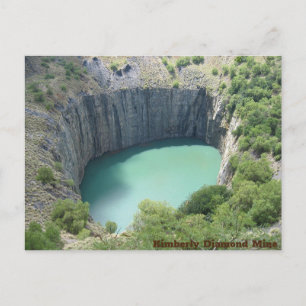 Kimberly Diamond Mine Hole Postcard