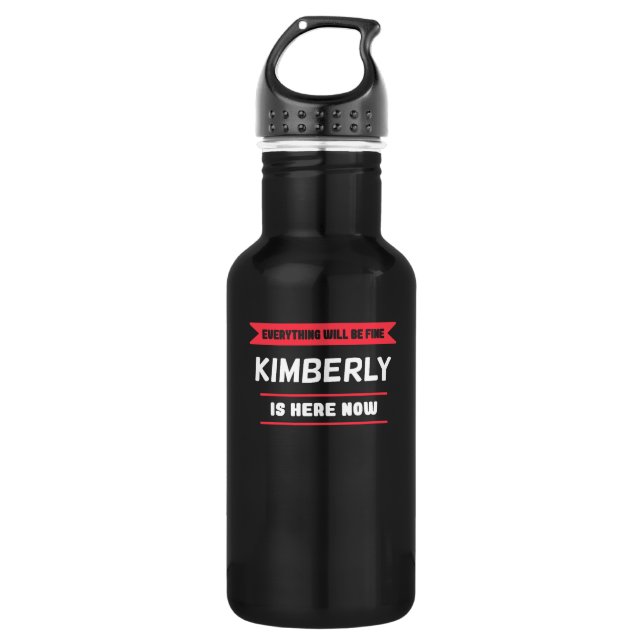 Kimberly Name Saying for proud Kimberlys 532 Ml Water Bottle (Front)