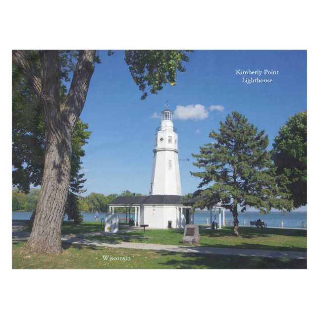 Kimberly Point Lighthouse tablecloth (Front (Horizontal))