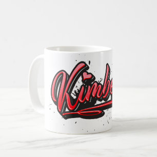 Kimberly red Heart Graffiti Tasse Kaffeetasse Coffee Mug