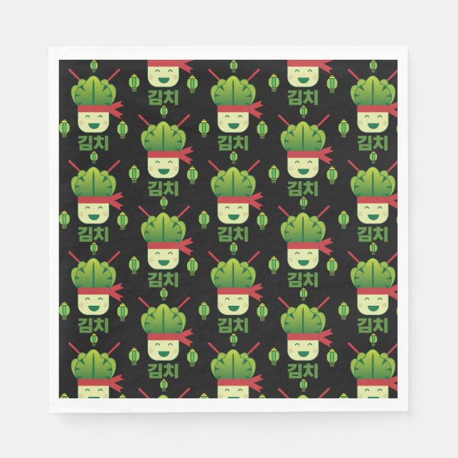 Kimchi Asian Food   Napkin (Front)