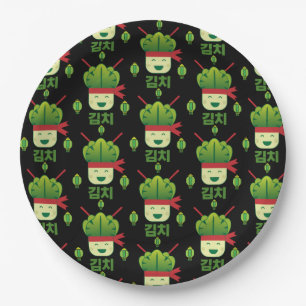 Kimchi Asian Food Paper Plate