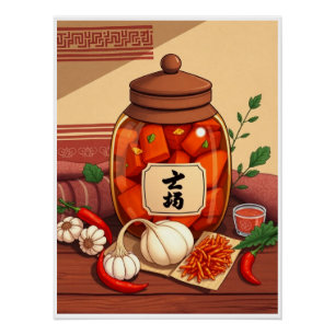 Kimchi from the Joseon Dynasty art Poster