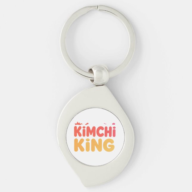 Kimchi King Key Ring (Front)