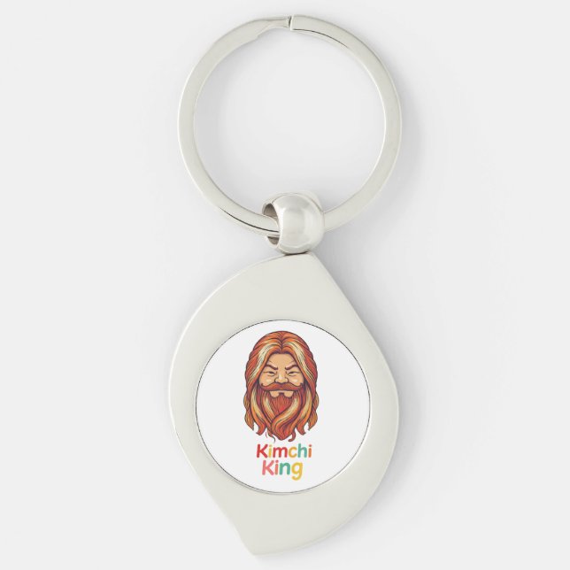 Kimchi King Key Ring (Front)
