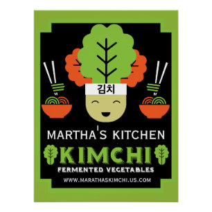 Kimchi Kitchen Home Made Food Poster