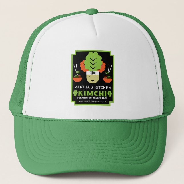 Kimchi Kitchen Home Made Food Trucker Hat (Front)
