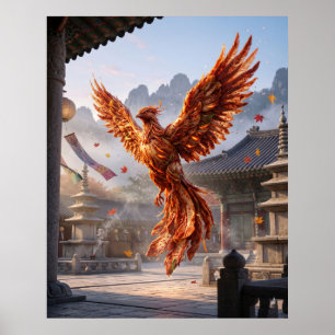 Kimchi Phoenix Rising Poster
